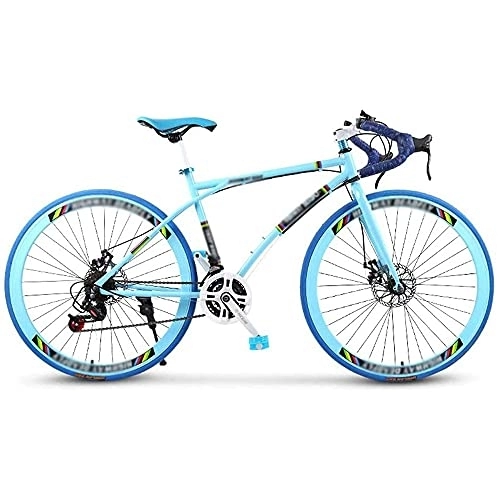 Rennräder : L&WB Trekkingrad, Doppelscheibenbremse, Mit Hohem Kohlenstoffstahlrahmen, Renn Rennrad, EIN 26-Zoll-24-Gang-Fahrrad, Männliche Und Weibliche Erwachsene Fahrrad, B