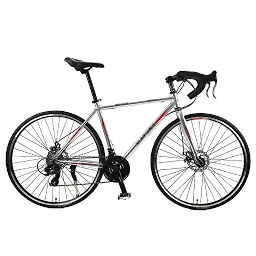 Rennräder : LWZ Adult Rennrad 700C 26 Zoll Leichtes Aluminiumrahmen Rennrad Doppelscheibenbremse Rennrad in der Erholung im Freien