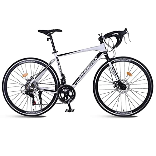 Rennräder : M-YN 14 Speed ​​Road Bike 700c Räder Rennrad Fahrrad Dualscheiben Bremsfahrräder(Color:Weiß)