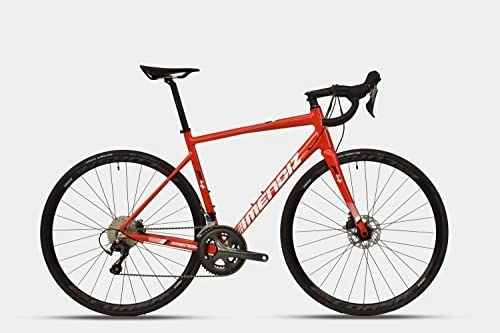 Rennräder : Mendiz Bikes Rennrad F4.08, Aluminium, Größe: 48 cm, Shimano Tiagra R4700, Scheibenbremsen, Farbe rot