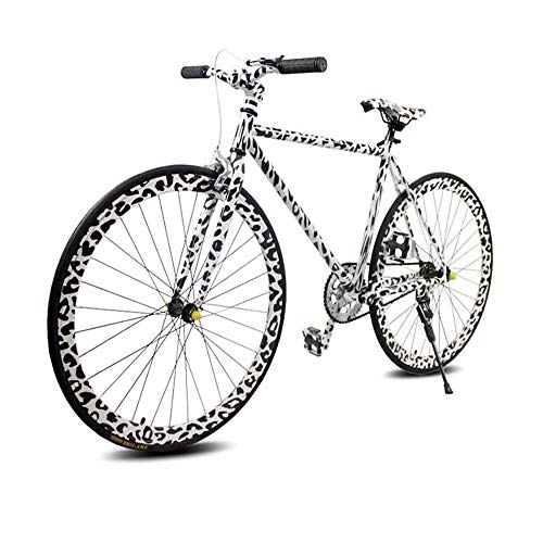 Rennräder : N\A ZGGYA Rennrad 26-Zoll-Totgeschwindigkeitsfahrrad, Rückwärtsbremse, kleines Rad tot Fliege, Erwachsene männliche weibliche Fahrräder, doppelt fliegen Fahrradfarbe Matching