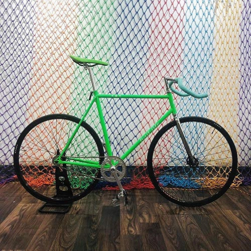 Rennräder : NTR Fixed Gear Bike Schienenfahrrad Single Speed ​​Bike Rahmen 58cm, grün, 58cm