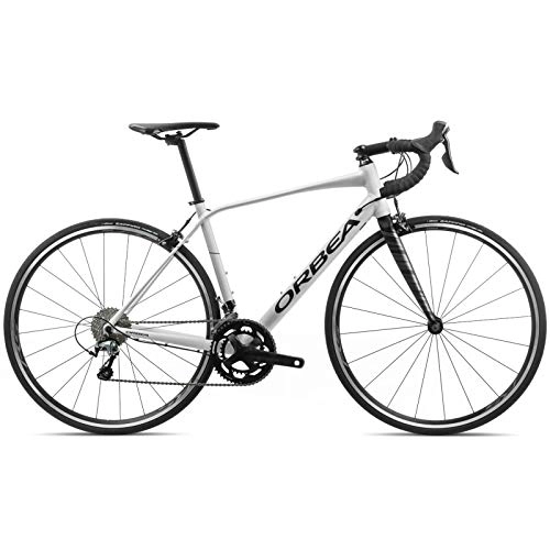 Rennräder : ORBEA Herren Fahrrad Avant H40 57 Rennrad, 20 Gang, 53 cm, 28", Weiß - Schwarz, K102