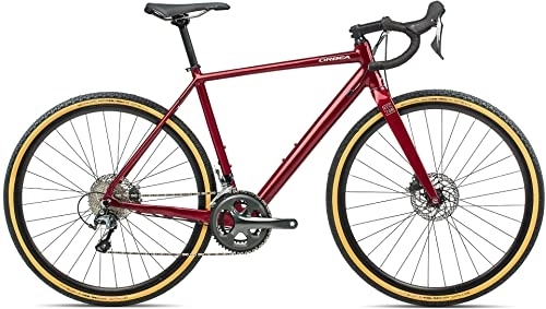 Rennräder : ORBEA Vector Drop Gravel Bike (28" Herren Diamant L / 56cm, Metallic Dark Red (Gloss))