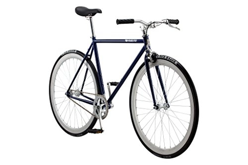 Rennräder : Pure Fix Cycles Erwachsene Fixie The Fixed Gear Fahrrad mit einem Gang, November Blau / Silber, 47 cm / X-Small