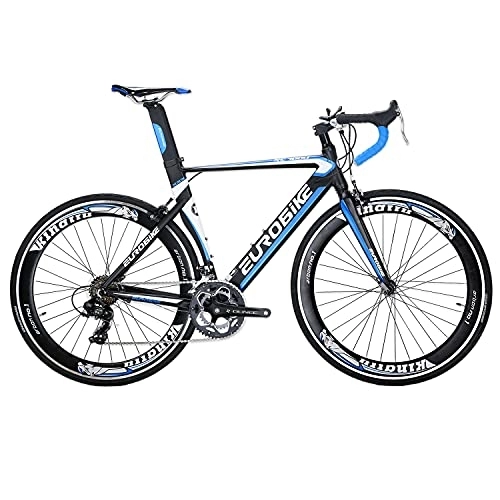 Rennräder : QQW Herren Fahrradrad Leichtes Aluminiumrahmen 14 Geschwindigkeitsrad Fahrradpendlerbikes Für Männer Und Frauen 3 Farben / Blue