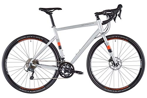 Rennräder : SERIOUS Valparola X Disc Hydro Chrome Silver Rahmenhhe 51cm 2020 Cyclocrosser