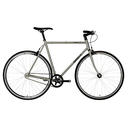 Rennräder : Surly Steamroller Single Speed Track Bike 59cm Frame Grey