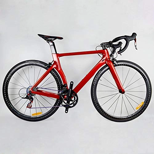 Rennräder : VHJ Carbon Rennrad Fahrrad 22 Rennrad, Schwarz, 52cm