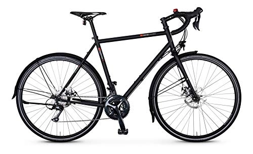 Rennräder : vsf fahrradmanufaktur T-Randonneur Sport Trekking Bike 2021 (28" Herren Diamant 57cm, Ebony Matt)