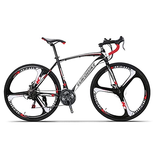 Rennräder : WANYE Rennräder 700C Räder 49cm Rahmen Für Herren Und Damen Rennrad，21 / 27 Geschwindigkeiten White-27speed