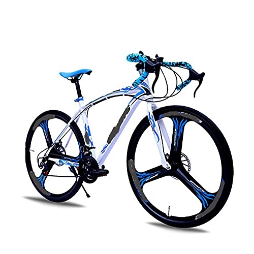 Rennräder : WXXMZY Fahrrad, 21-Gang Rennrad 700C Rad Rennrad Doppelscheibe Bremse Fahrrad (Color : A)