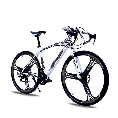 Rennräder : WXXMZY Fahrrad, 21-Gang Rennrad 700C Rad Rennrad Doppelscheibe Bremse Fahrrad (Color : E)