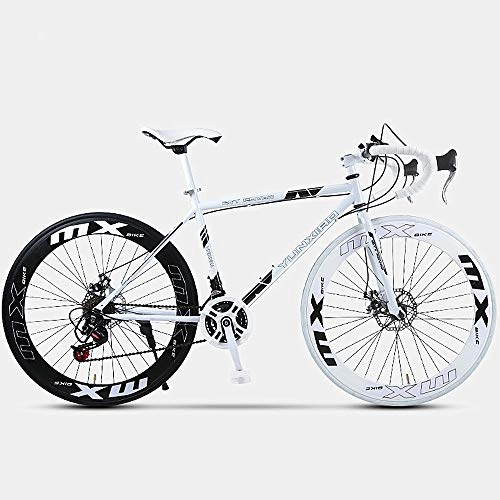 Rennräder : Xinxie1 Rennräder Carbon Rennrad Rennrad 700C Carbon-Faser-Straßen-Fahrrad-Umwerfer-System und Doppel V Brake Herren Moutainbike Hardtail, A