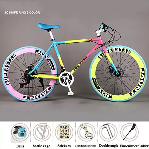 Rennräder : YI'HUI 26 Zoll Fixie Singlespeed Bike Blade 5 Farben zur Auswahl, 606
