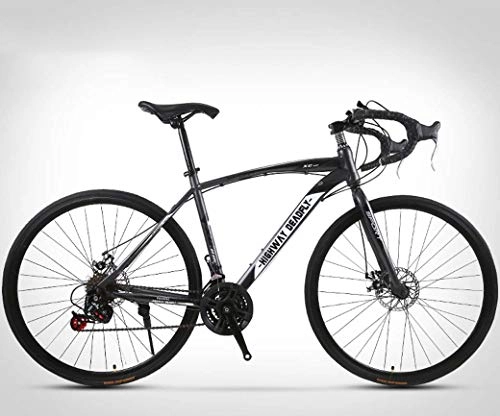 Rennräder : ZTYD 26-Zoll-Straen-Fahrrad, 24-Speed Bikes, Doppelscheibenbremse, High Carbon Stahlrahmen, Straenfahrradrennen, Mnner und Frauen nur fr Erwachsene