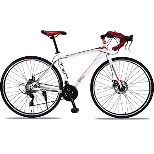 Rennräder : ZXLLAFT Rennrad 27-Gang 700C Räder Rennrad Doppelscheibenbremse Fahrrad (47 cm), B