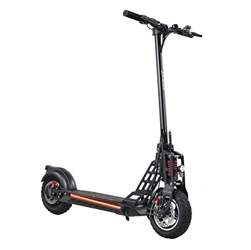 Electric Scooter : 4MOVE Electric Scooter 580 W 36 V 10 Ah Lithium Battery, 10 Inch Vehicle E-Scooter, Foldable City Scooter Adults, Two Speed Modes Electric Scooter, Portable Electric Scooter