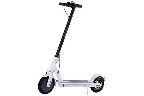 Electric Scooter : 4MOVE Electric Scooter Flodable Lightweight E-scooter with APP Control for Teens and Adult White Bike.