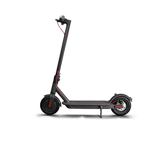 Electric Scooter : 8.5 Inch Electric Scooter Adult Two-Wheel Folding Electric Scooter 350W Motor 6AH High-Performance Battery Suitable for Adults and Teenagers, Black