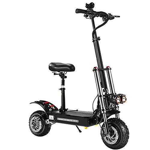 Electric Scooter : AAADRESSES Electric Scooter - Adult Foldable Off-road Electric Scooter 5600W 11 Inch, Max 80KM E-scooter Mobility Scooters