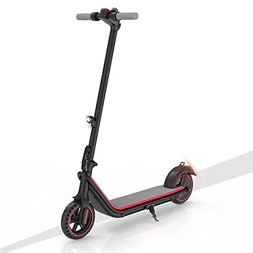Electric Scooter : Acecinio Adult Electric Scooter, 380W Foldable E Scooter with 7.5 Ah Battery and 3 Speed Mode, 8.5 Inch Tyres Commuting City Scooter with LCD Display (Black)
