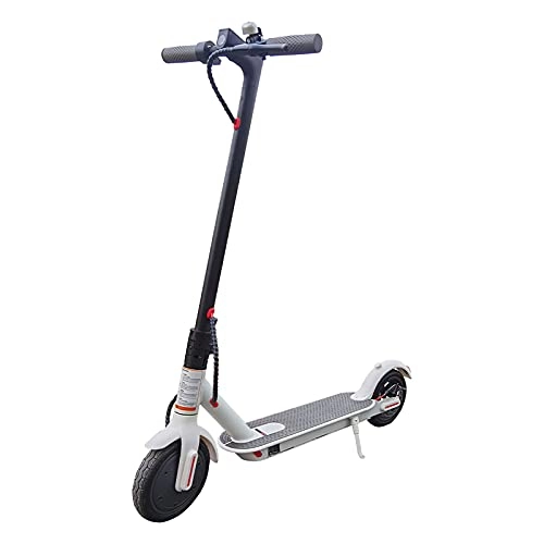 Electric Scooter : Adult Electric Scooter / 350w / Folding E Scooter Adult / 16kph Top Speed / Easy To Carry, Gift For Kids & Adults (Color : White)