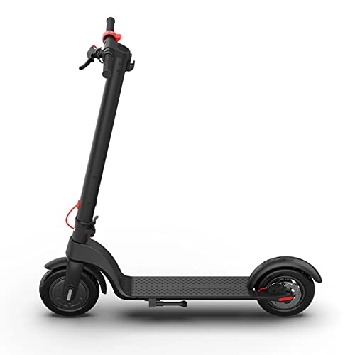 Electric Scooter : Adult Electric Scooter 350W Motor, Fast Foldable E-Scooter Waterproof & LCD Display, 8.5’’ Solid Wheels Commuter Scooter, Black