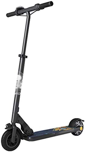 Electric Scooter : Adult Electric Scooter, Long-Range Battery 180W Motor, Easy Folding & Carry Design, Maximum Speed 25 Km / H, Electric Scooters for Adults And Teenagers, Black, 20km