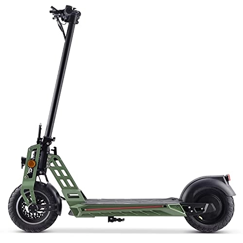 Electric Scooter : Adult Folding Electric Scooter Epicstuff UK Street-X V2 500W 48V 25km Max Speed - 35km Max range All Terrain E-Scooter (Black)