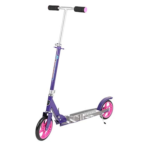 Electric Scooter : Adult Scooter, Big Wheel Kick Scooter, Youth Adult Scooter With Brakes, Stylish Folding Commuter Scooter, Load 120KG (non-electric)