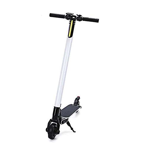 Electric Scooter : AFSDF Electric ScootersElectric Scooter Foldable Electric Scooter Lightweight Fold in One Second LED Driving Lights Direct Vertical 6.5 Inch Big Wheels
