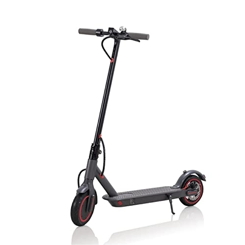Electric Scooter : Aiivioll HT-T4 PRO Electric Scooter for Adults, Max Speed 25km / h, 20-30km Range, 350W Motor, 8.5 Inch Solid Rubber Tires, App Control, Foldable Electric Scooter for Adults, Max Load 100kg (Black)