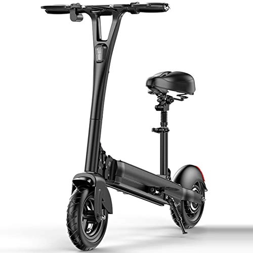 Electric Scooter : AORISSE Electric Scooter, 10 Inch Mini Folding Electric Scooter with LCD Display Screen, Adult City Cruise Electric Scooter, Maximum Speed 40KM / H, 48V40—50km cruising