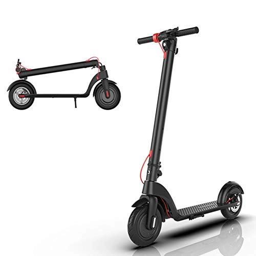Electric Scooter : AORISSE Electric Scooter, Ultra-Light Portable Aluminum Alloy 8.5-Inch Folding Electric Scooter with LCD Display Screen, 350W Electric Scooter for Adults And Teenagers, Maximum Speed 25KM / H