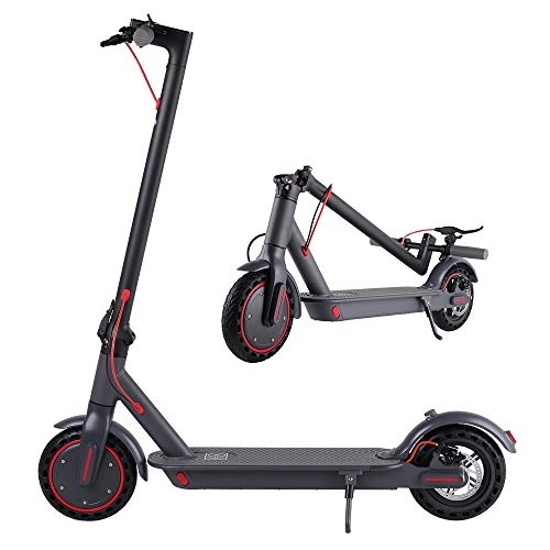 Electric Scooter : AOVO Adult Electric Scooter with 3-Speed Mode LCD Display, Cruise Control, 36V Lithium-ion Electric Scooter, Suitable for Adults and Teenagers