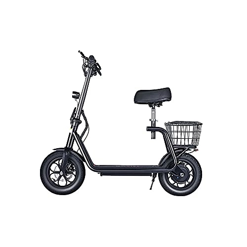 Electric Scooter : AOVO Bogist M5 pro Electric Scooter Adults, Electric Scooter with Seat, 500W Motor, Max Speed 45 km / h