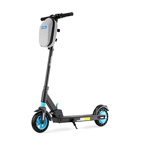 Electric Scooter : AOVO X8 Pro Foldable Electric Scooter Speed 15.5mph, 3 Gear Speed 350W Motor 6Ah High-Performance Battery 8-inch Solid Tires, Adjustable Height for Kids and Teenagers