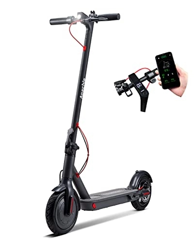Electric Scooter : Apachie M4 350W Motor Electric Scooter, escooter, 25KM Range, 3 Speeds, 8.5 Inch tyres, APP Control, Bluetooth