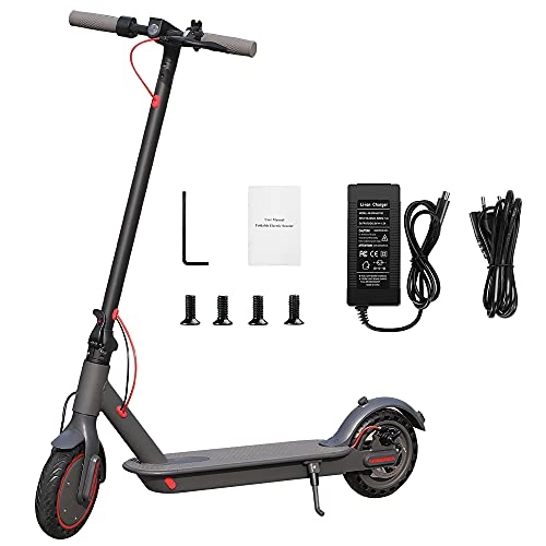 Electric Scooter : AUKOURLI Electric Scooter 350W 10.4Ah Lightweight and Foldable Scooter for commuting Scooter with LCD Display Bluetooth APP Contorl