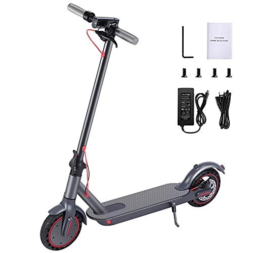 Electric Scooter : AUKOURLI Electric Scooter for Adults M1 Series up to 30-40 km Range, 20-30 km / h, 350 W Motor, Foldable, Speed Regulator, Mobile App Connection