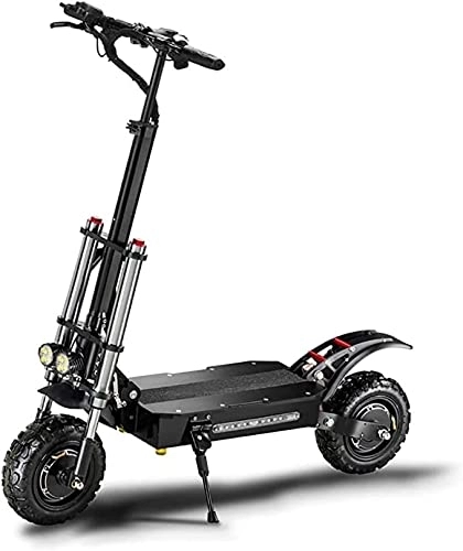 Electric Scooter : BAKEAGEL Electric Scooter Dual-Motor Electric Scooter Equipped with 60V 33Ah Lithium Ion Battery, a Light City Scooter Suitable for Commuters