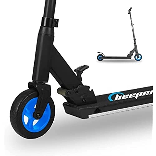 Electric Scooter : BEEPER Electric Scooter 6 Inches 250W 25.2V 4Ah 5.2Ah Lite, unisex, LITE FX1L5, Dimensions : 90 x (76-97) x 43 cm