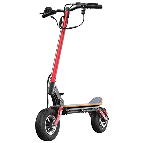 Electric Scooter : Big Bear Electric Scooter Adult Folding Driving Artifact Two Rounds of Small Travel, 48V, 50KM