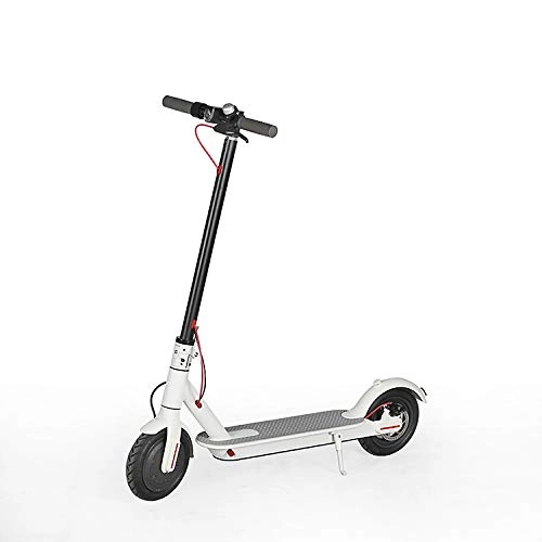 Electric Scooter : Blue Pigeon E4-5 Adults Portable 8.5 Inch Folding Two Wheel Electric Scooters 350w for Adult (White)