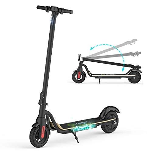 Electric Scooter : BSWL Foldable E-Scooter Teens Adults Electric City Scooter 7.5AH 250W Aluminum Safe LED Headlight