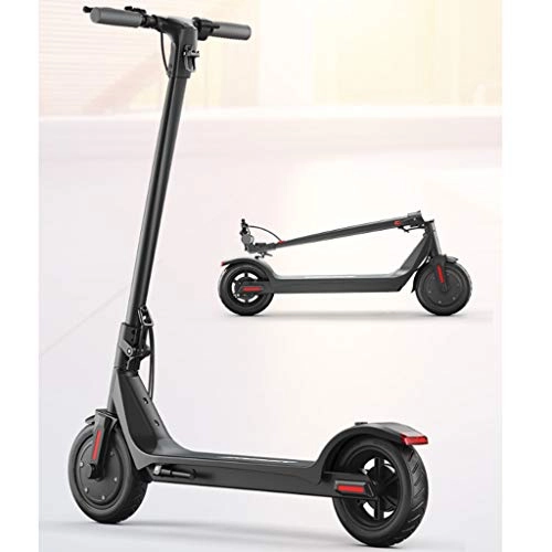 Electric Scooter : BSWL Foldable Electric Scooter Portable Commuting, 8.5" Solid Tires, Powerful 250W Motor, Up To 25 Km / H, Lightweight Commuting Electric Scooter for Adult Teens Students