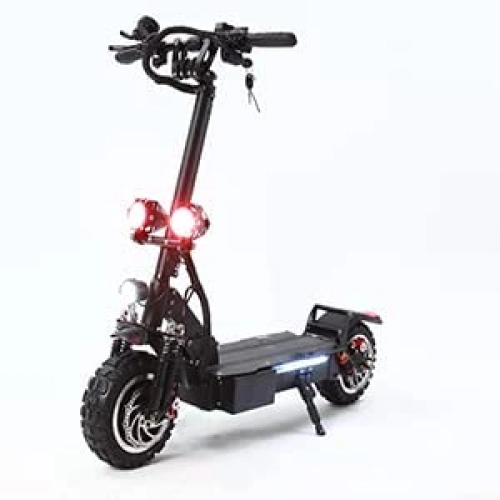 Electric Scooter : CANTAKEL 60V 28Ah Fast Off-Road Electric Scooter For Adult, With Dual Motor Mountain Electric Scooter, Equipped With 11 Inch Vacuum Off-Road Tires Commuter Electric Scooter