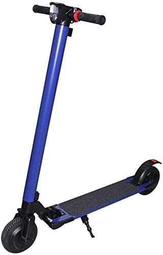 Electric Scooter : CEFRAX Escooter Electric Scooter E Folding Mobility Scooter 6.5 Inch Solid Tires 18Km Range Max Speed 25Km / H 250W Motor Lcd Display Screen Suitable For Women And Teenagers (Blue)