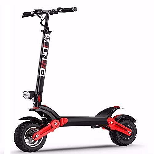 Electric Scooter : CHNG Electric Scooters for Adults - 500W Motorised Mobility Scooter, Max Speed 60 Km / H with LED Light and Display, 12 Inch off-Road Fat Tire / Maximum Load 180kg / Electronic Brake